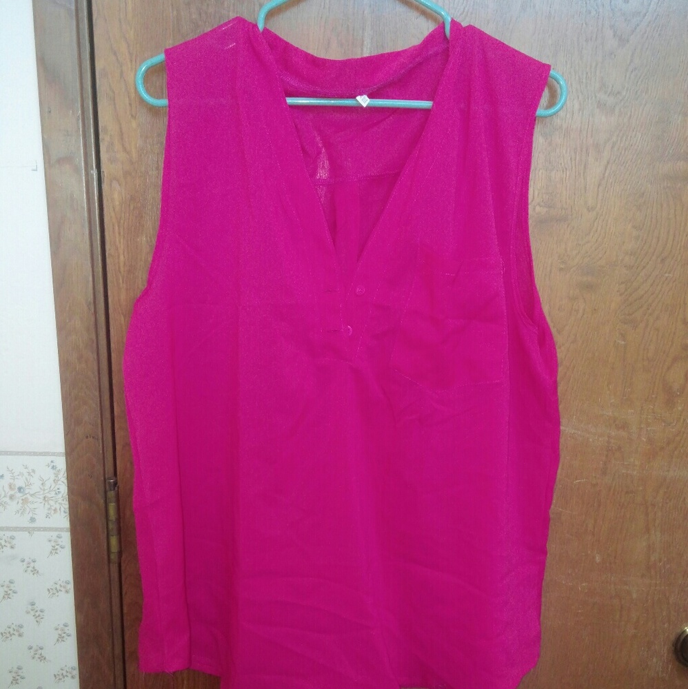 Pink blouse
